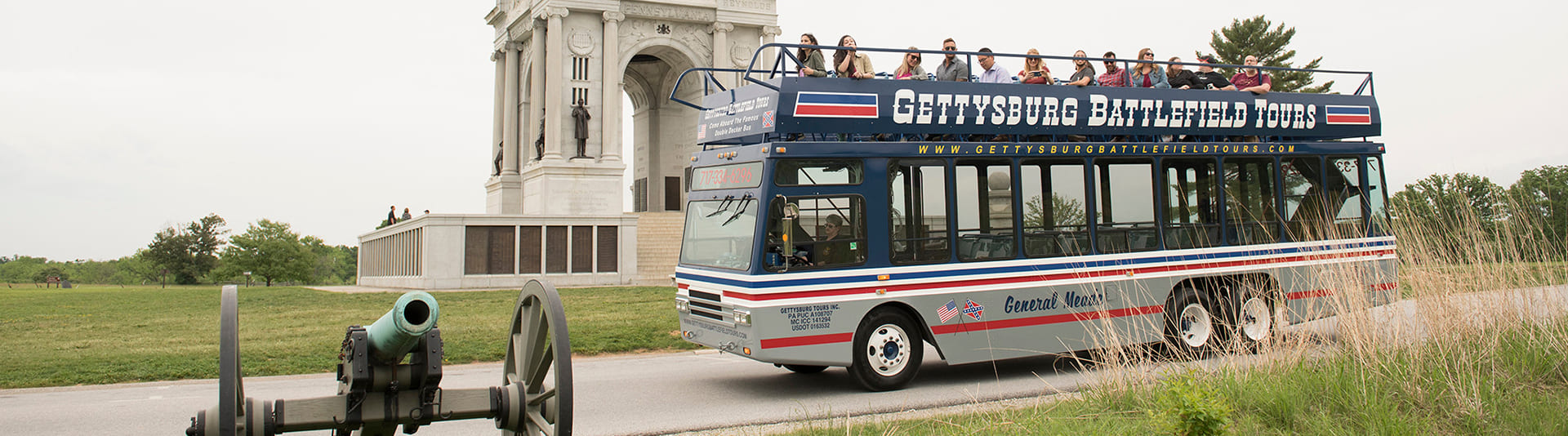 gettysburg open bus tour